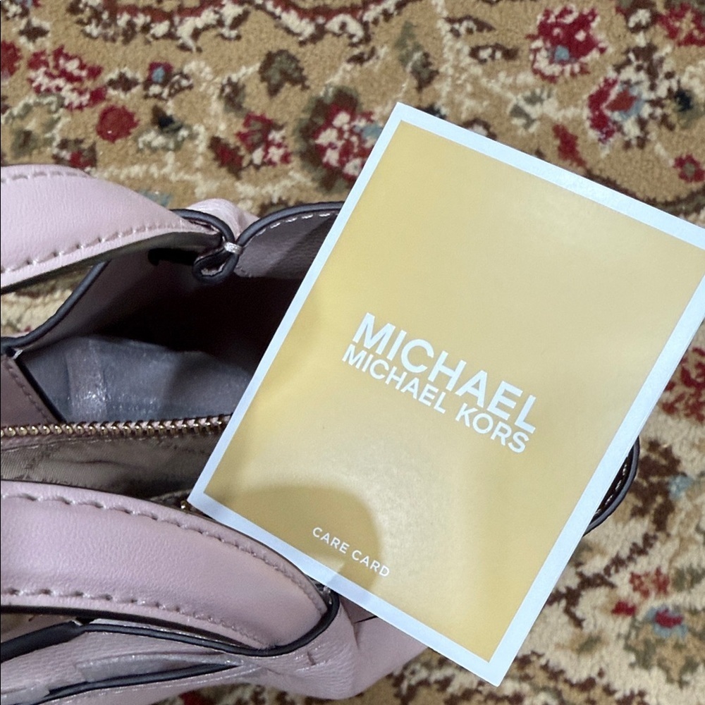 Michael Kors dusty rose Satchel with Gold Accents - Picture 8 of 9